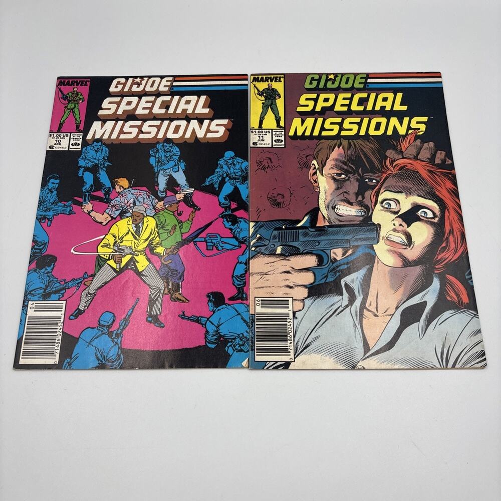 Marvel Comics: G.I. Joe Special Missions Comic Book Numbers 10 and 11